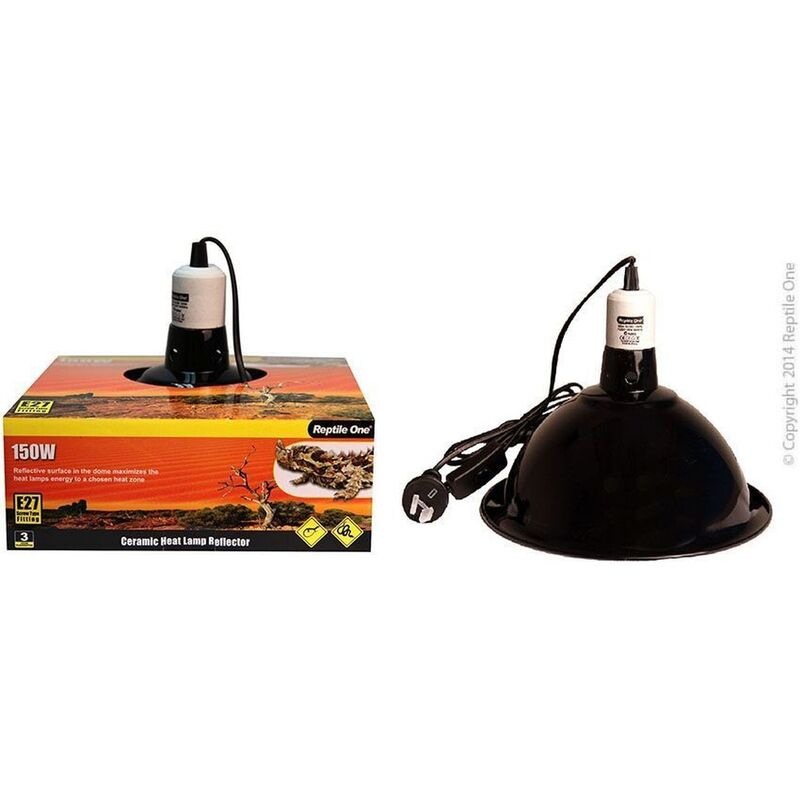 Buy Reptile One Heat Lamp Reflector 150W 46547 MyDeal