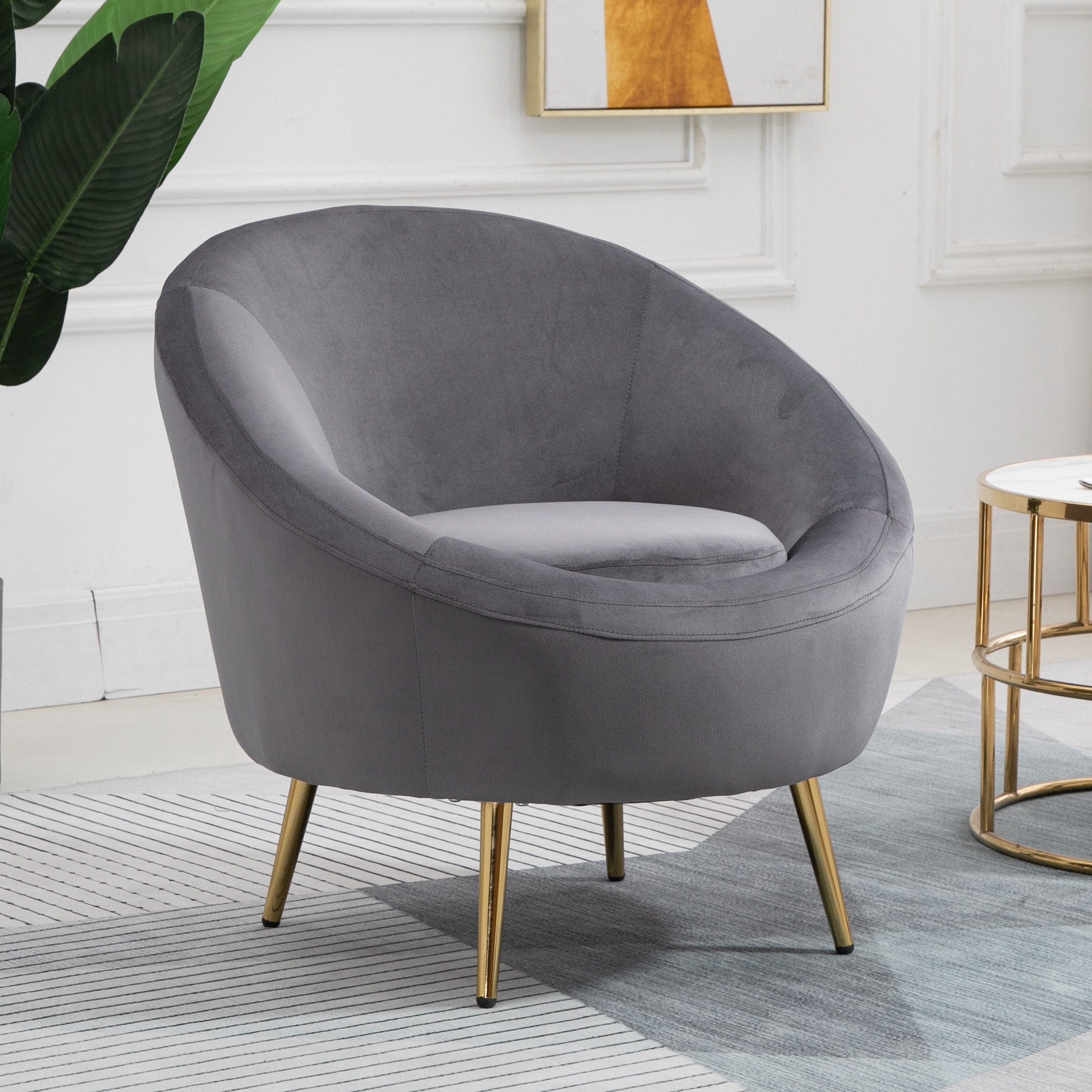 accent round chair