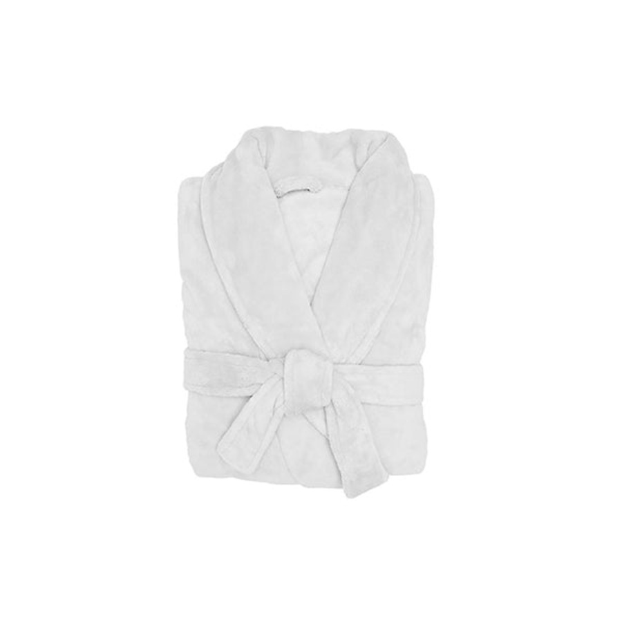 Buy Bambury Microplush Robe White Small Medium - Everyday Rewards Shop