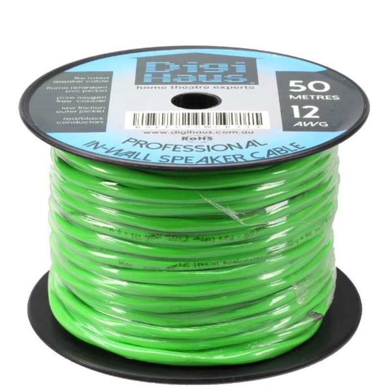 Buy Home Theatre Ultra Premium InWall Speaker Cable 2 Core 12AWG 50m