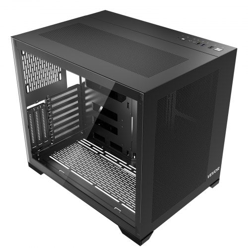Buy Mid-Tower ATX PC Case Dual Chamber Gaming Computer Case No Fan ...