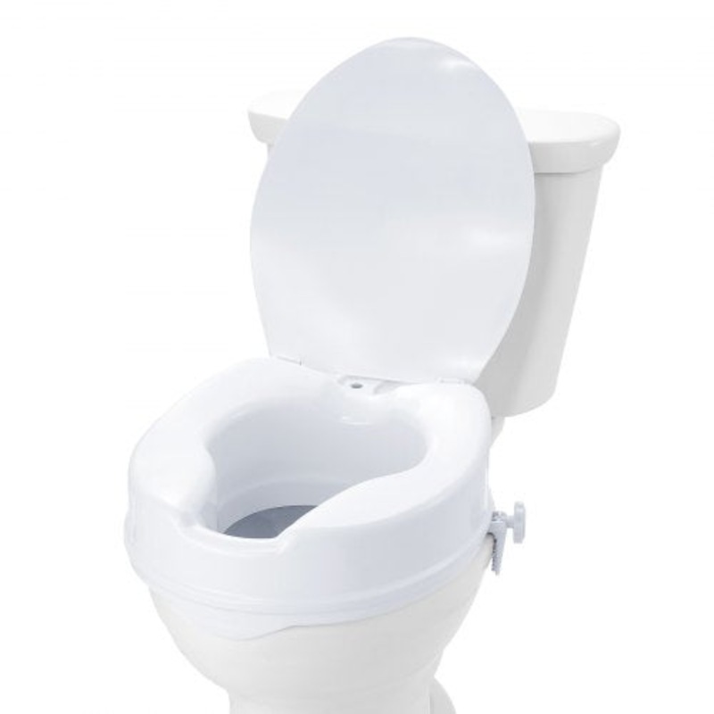 Buy Raised Toilet Seat, 100 mm Height Raised, 136 kg Weight Capacity