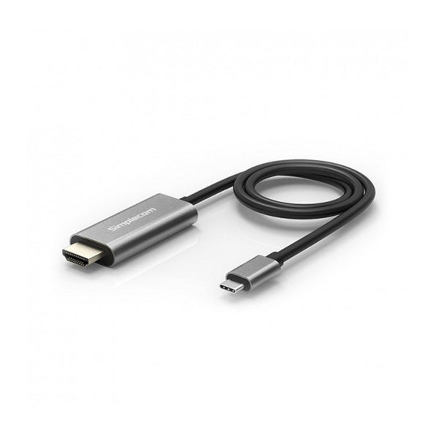 Buy Simplecom Da321 Usb C Type C To Hdmi Cable 4K At 30Hz - Everyday ...