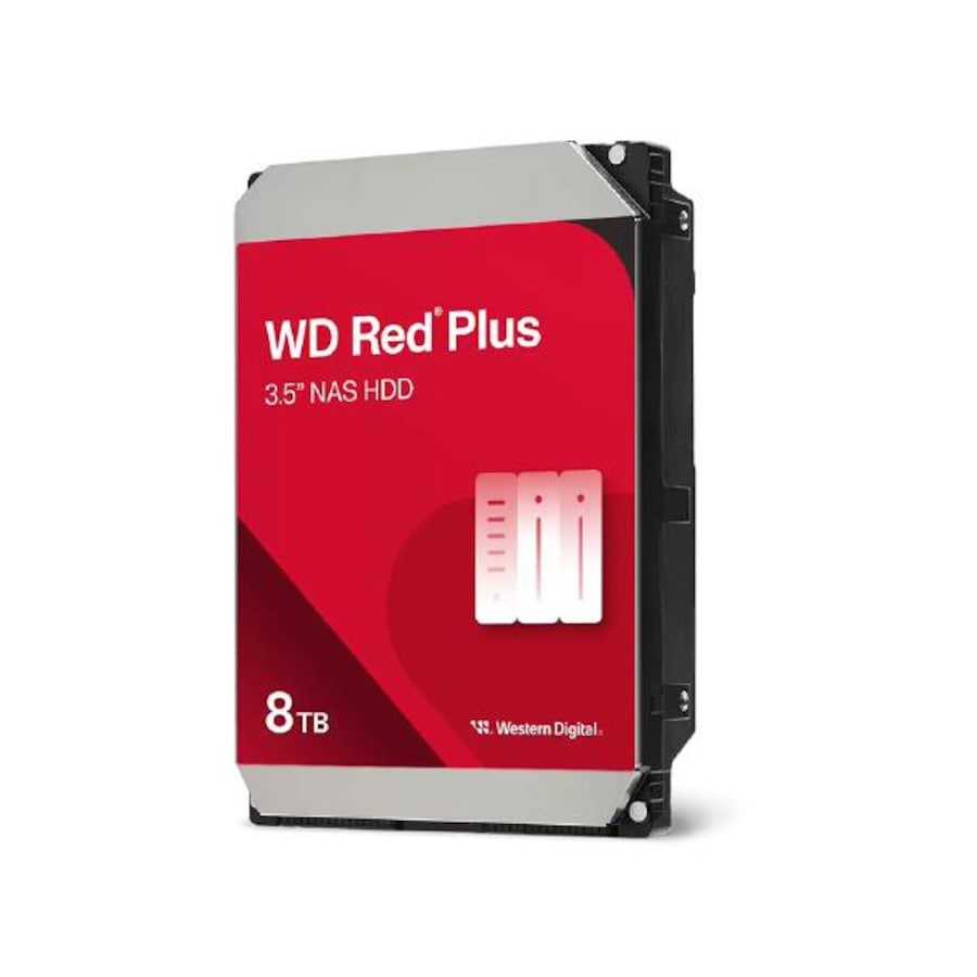 WD Red Plus WD80EFPX 8TB 5640RPM 256MB 3.5in NAS Internal Hard Drive 3 Year Warranty - SOH Pricing Only