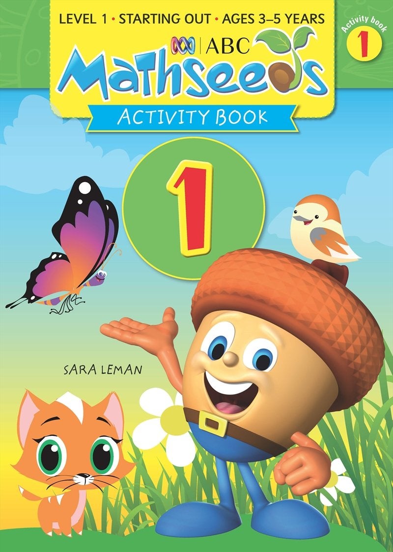 ABC Mathseeds Activity Book 1 Level 1 Ages 3-5