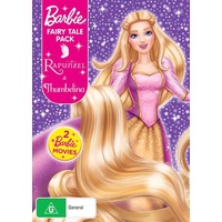 Barbie Thumbelina / Barbie As Rapunzel - Barbie Fairy Tale Pack DVD
