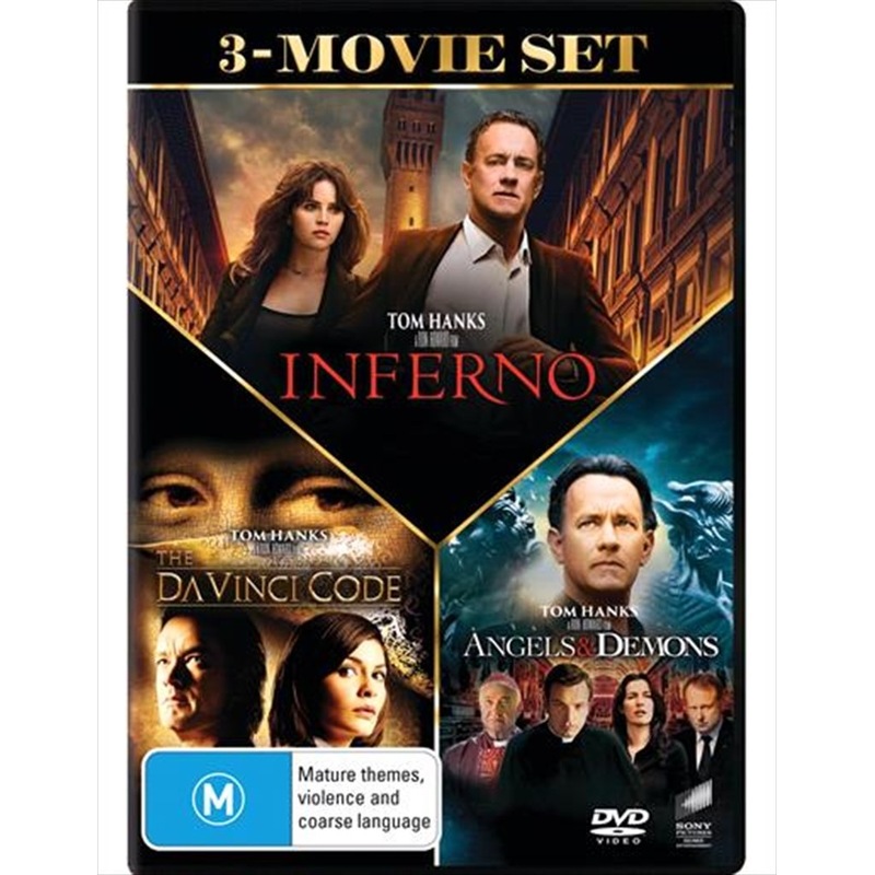 Buy Da Vinci Code / Angels and Demons / Inferno Triple Pack DVD MyDeal