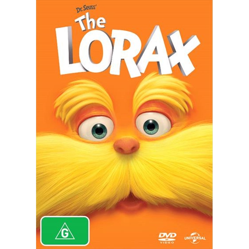 Dr Seuss The Lorax Big Face Dvd Buy Children
