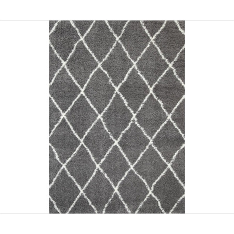 Buy GreyCreamDiamondRug240x330cm MyDeal