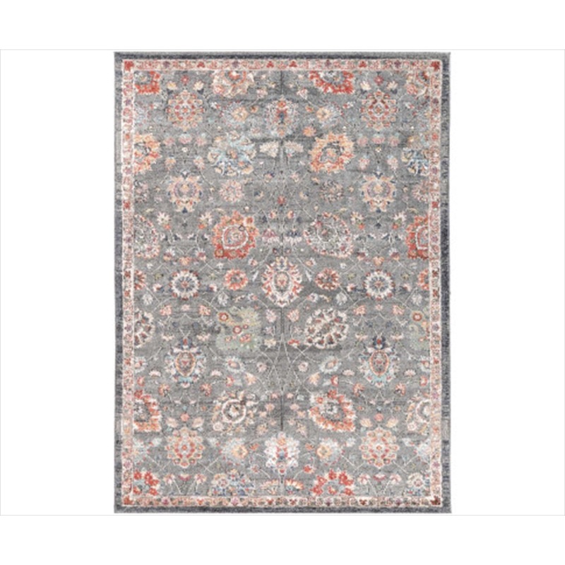 Buy GreyFloralRug160x231 MyDeal