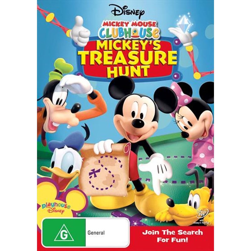 Buy Mickey Mouse Clubhouse - Mickey's Treasure Hunt DVD - MyDeal
