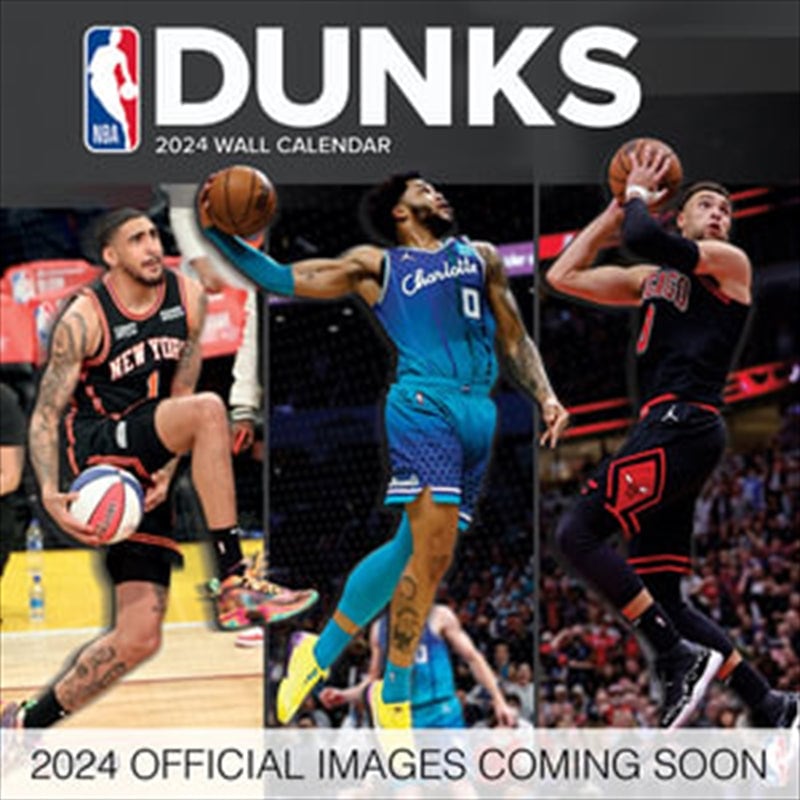 Buy Nba Dunks 2024 Square Calendar MyDeal