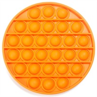 Orange Round Push And Pop Toy