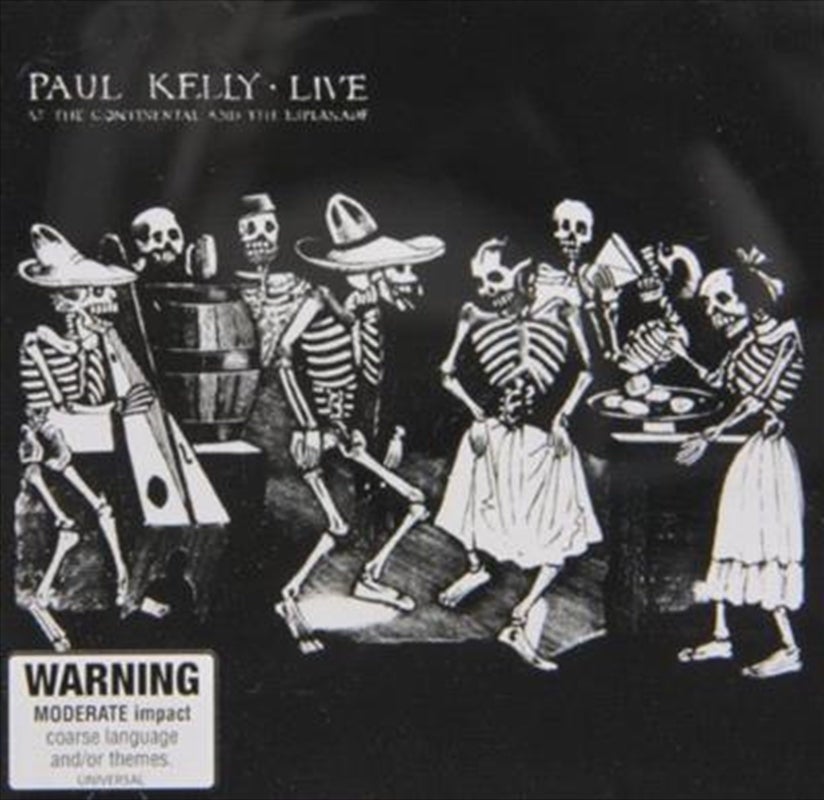 Paul Kelly - Live At Continental and Esplanad CD