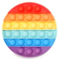 Rainbow Round Push And Pop Toy