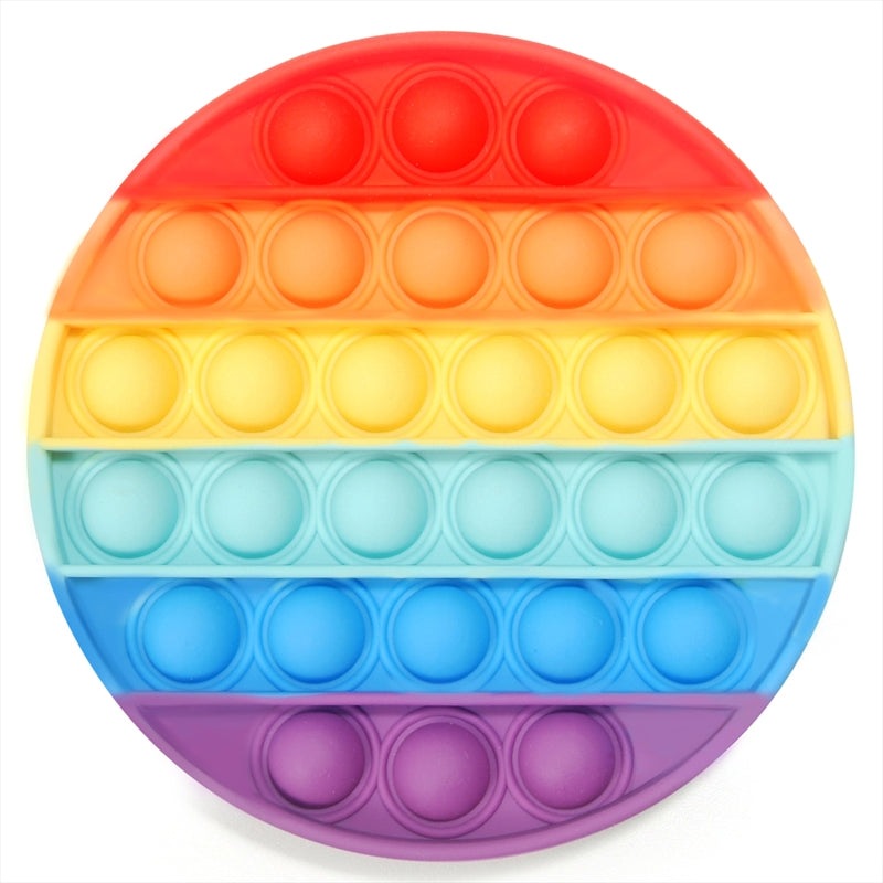 Buy rainbow round push and pop toy mydeal