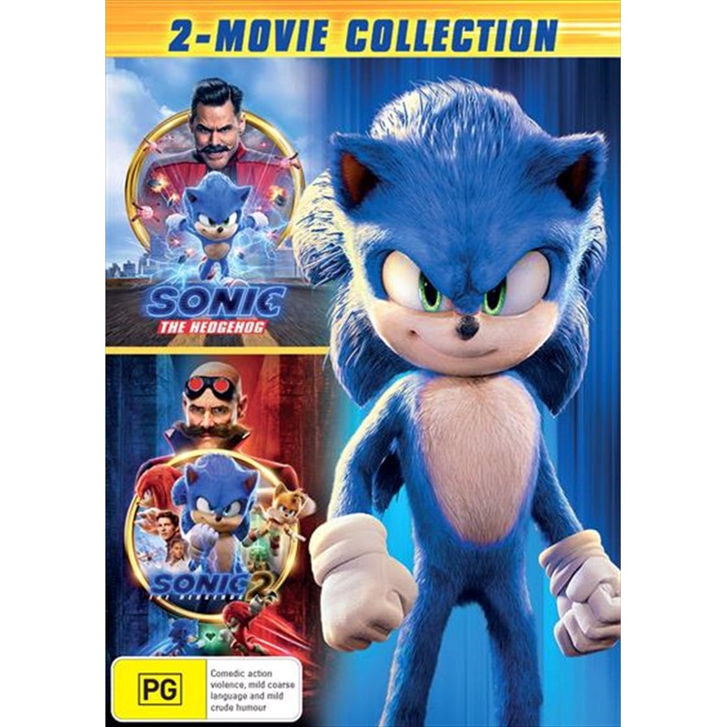 Sonic The Hedgehog / Sonic The Hedgehog 2 - 2 Movie Franchise Pack DVD