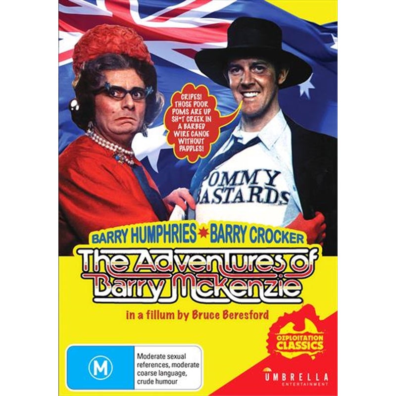 Buy The Adventures Of Barry Mckenzie Ozploitation Classics Dvd Mydeal 