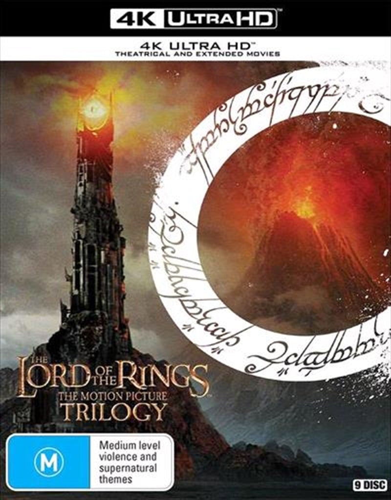 The Lord Of The Rings Trilogy - Theatrical + Extended Edition UHD