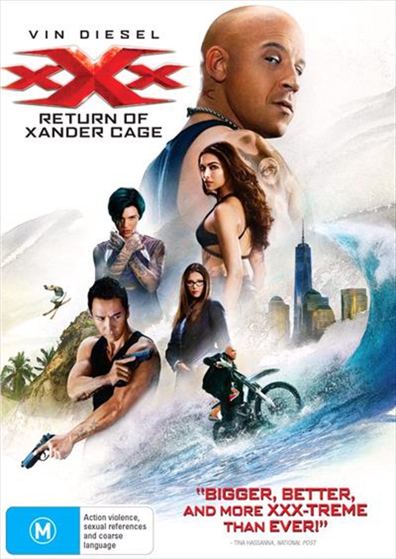 XXX - Return Of Xander Cage DVD