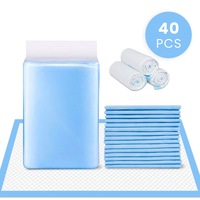 40 Pcs 90 x 60cm Adult Disposable Bed Underpads