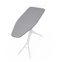 Clevinger Ultra Thick Heat Retaining Felt Ironing Iron Board Cover Easy Fitted - Cover only-Metallic Gray