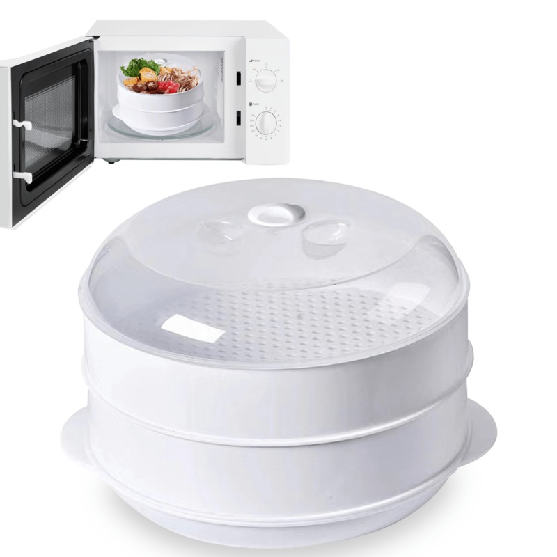 Microwave Steamer 2 Tier Show Home Sales