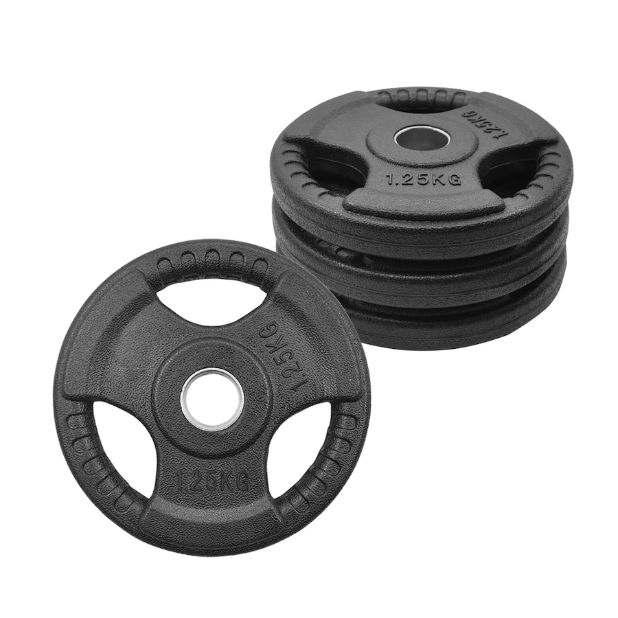 1.25kg x 4 Standard Rubber Coated Weight Plate Set - Commercial Grade