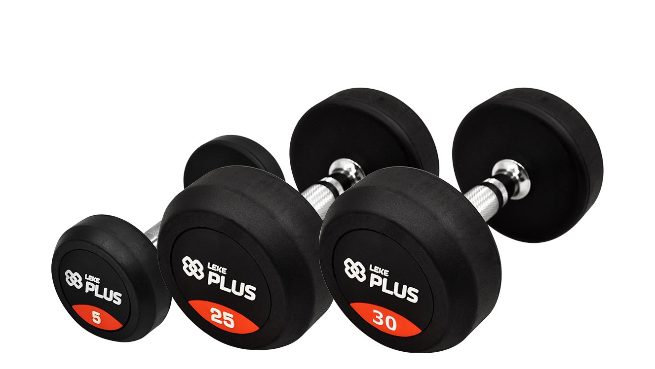 15lbs x 2 Commercial Grade Rubber Coated Cast Iron Dumbbell Hand Weight Australia