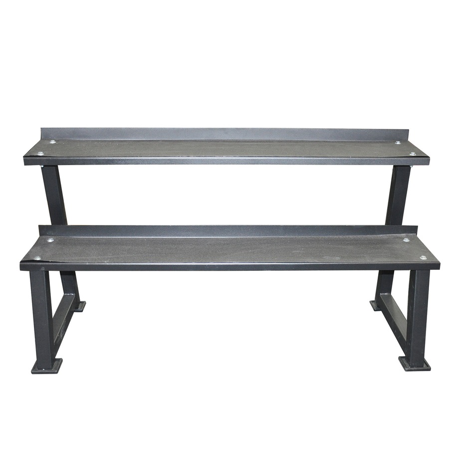 160kg Cast Iron Vinyl Kettlebell Weight Set with 137cm Rack