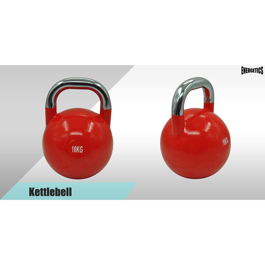 2 x 10kg - Steel Pro Grade Competition Kettlebell Weight - Home Gym Strenth