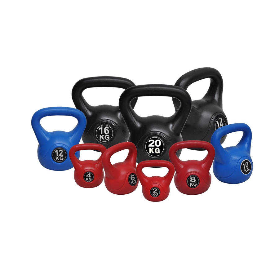 2 x 6kg Kettlebell - Home Gym Kettlebell Weight Fitness Exercise - Red