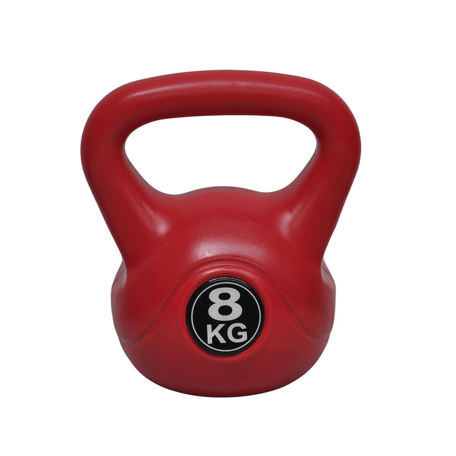 2 x 8kg Kettlebell - Home Gym Kettlebell Weight Fitness Exercise - Red