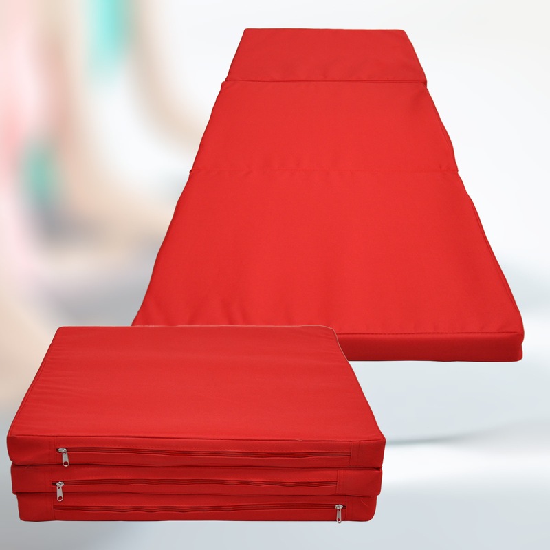 Buy 2 x Folding Yoga Red Mat - Gymnastics Floor Exercise Gym Mat ...