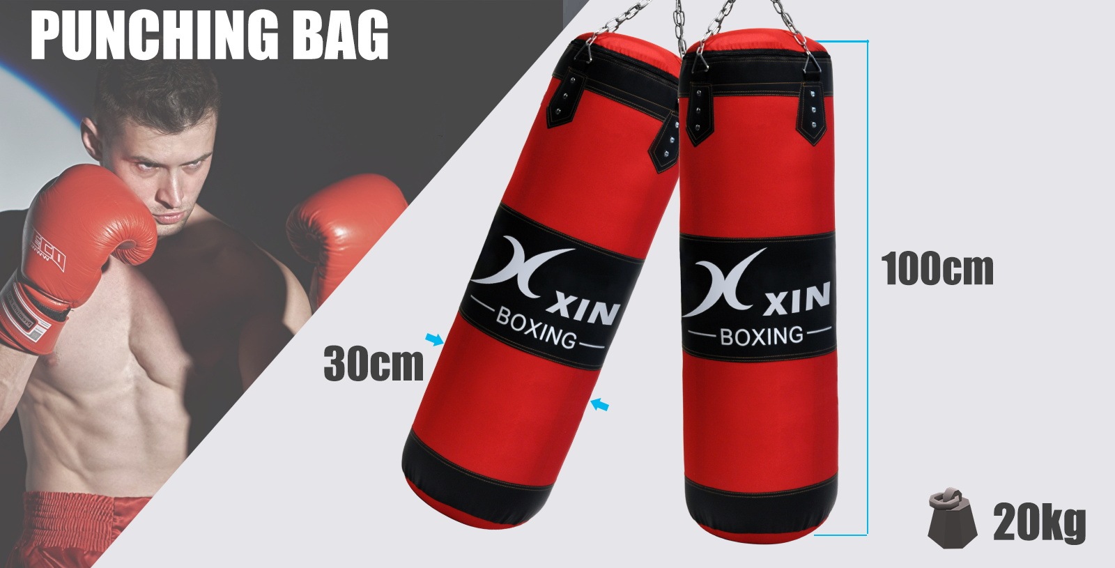 Filled boxing punch sales bag