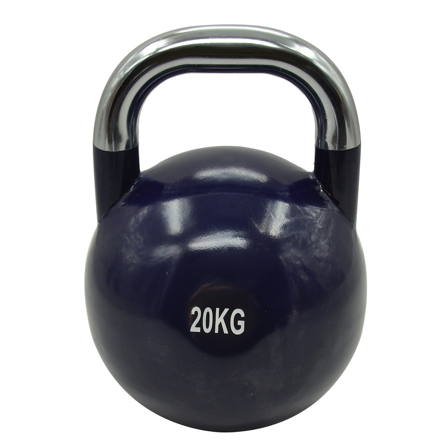 20kg Steel Pro Grade Competition Kettlebell Weight - Home Gym Strenth Training