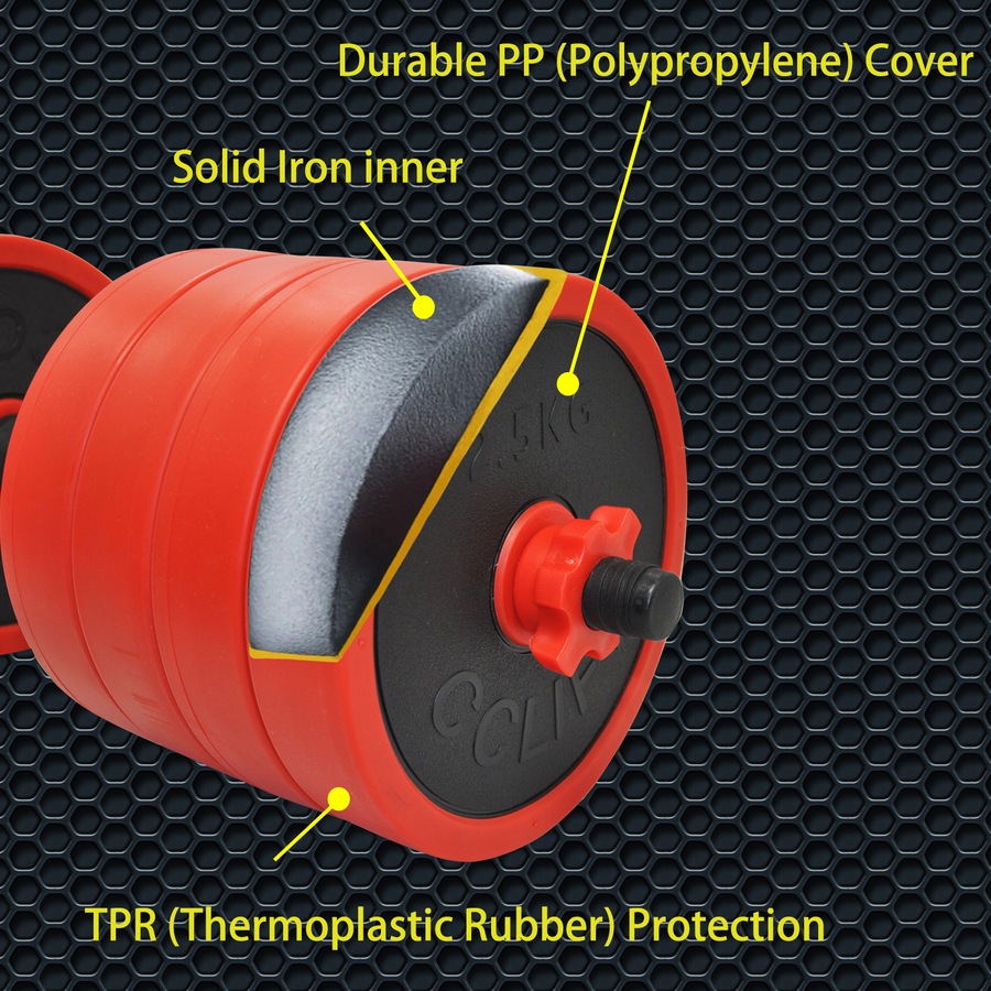 25kg Cast Iron All-in-One Multi-function Barbell Dumbbell Kettlebell Weight Set