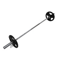 32KG Weight Set 180cm Olympic Barbell Bar 20KG Weight Plate FREE Spring Collar