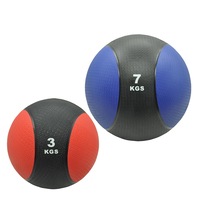 3kg + 7kg Commercial Rubber Medicine Ball Set / Gym Fitness Fit Exercise Ball