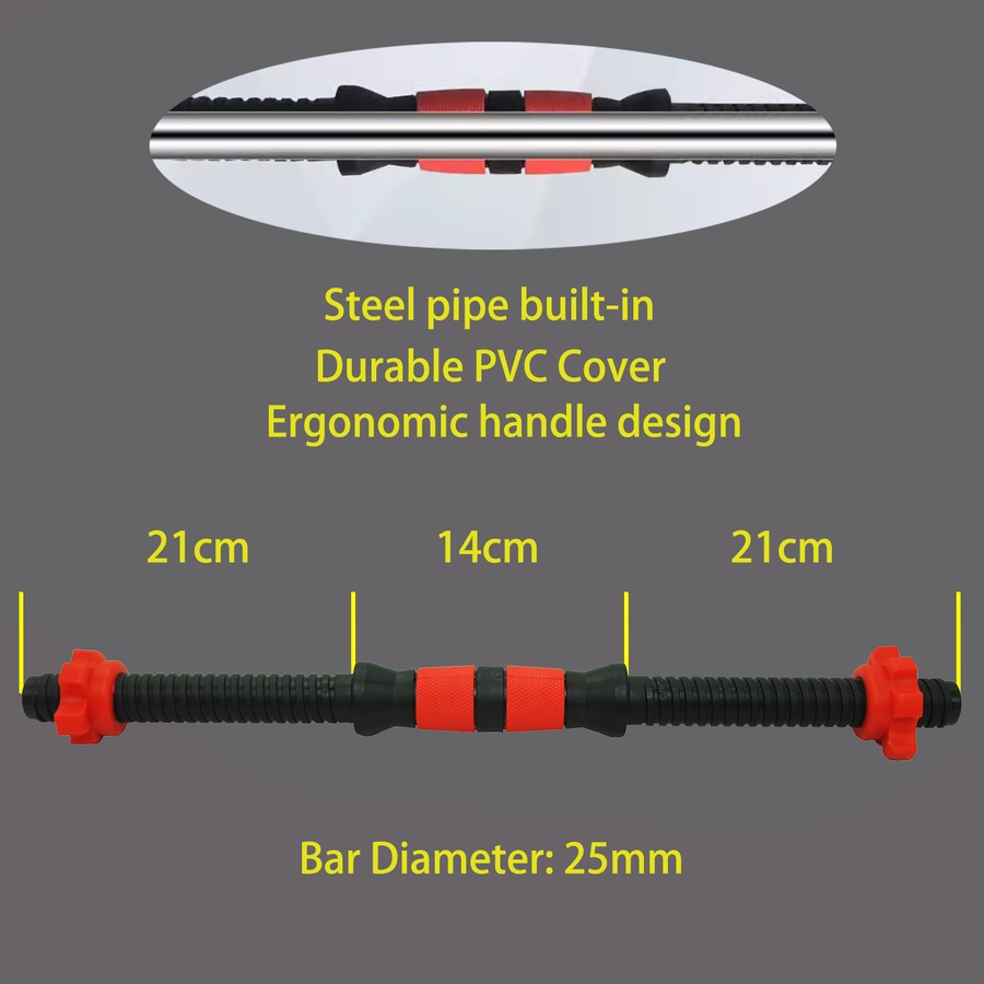 40kg Cast Iron All-in-One Multi-function Barbell Dumbbell Kettlebell Weight Set