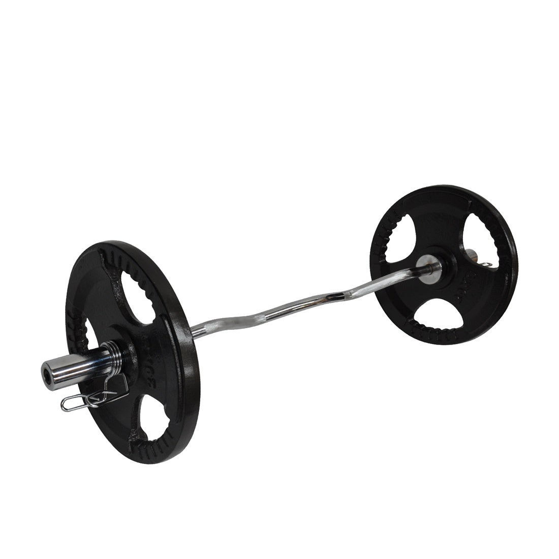 Buy 46kg Olympic Barbell Bar Weight Set 120cm Curl Bar 40kg