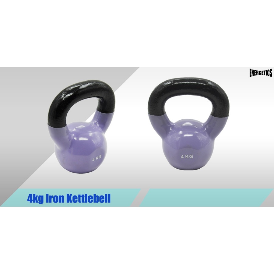 4kgx2 + 8kg + 16kg + 32kg = Total 64kg Iron Vinyl Kettlebell Weight Training