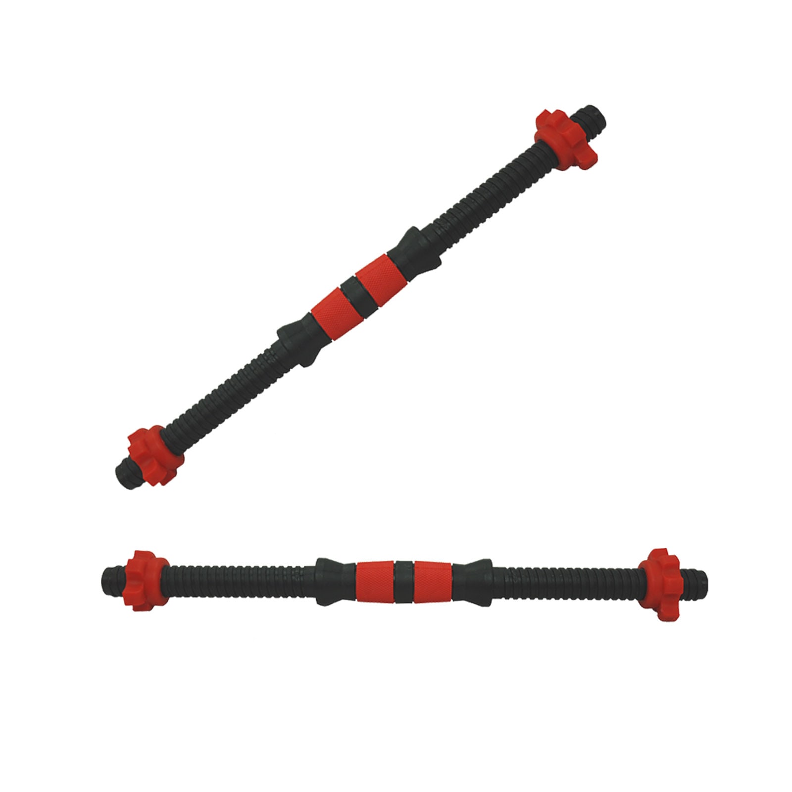 56cm - 1 Pair Dumbbell Bar 25mm Diameter PVC Coated Dumbell Handle