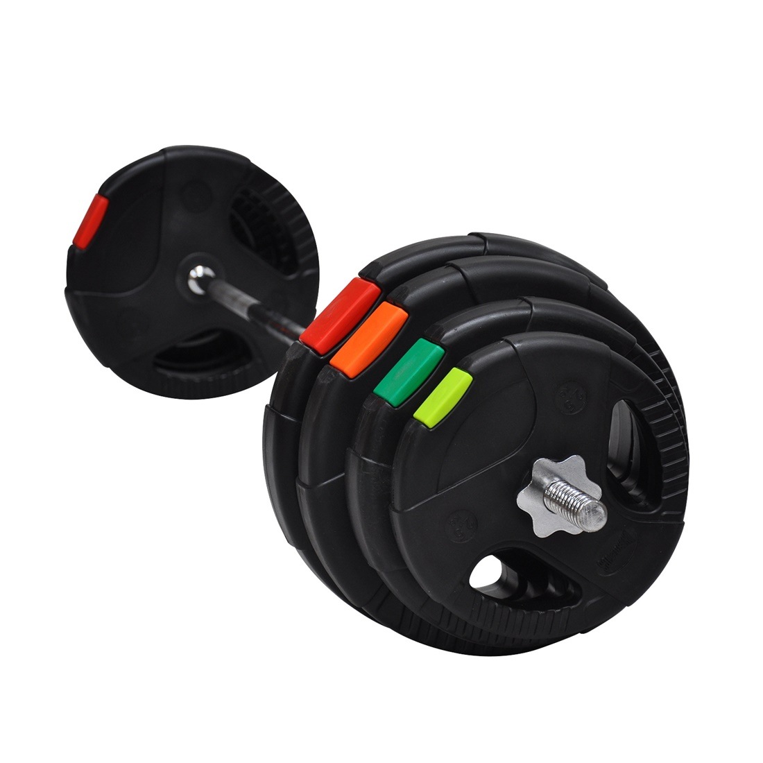58kg-180cm Barbell Bar Weight Set - 10kgx2 & 7.5kgx2 5kgx2 2.5kgx2