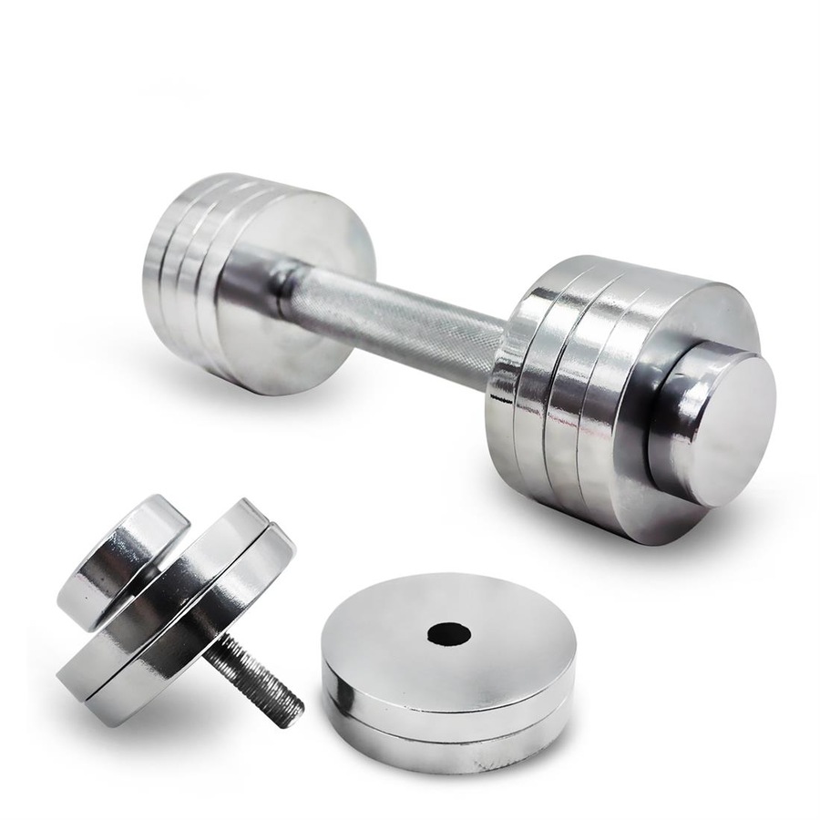 5kg x 2 Adjustable Dumbbell Gym Fitness Exercise Equipment Weight - Total 10kg