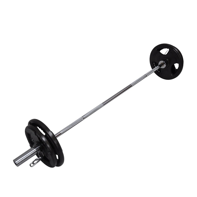 Buy 62KG Total 180cm OLYMPIC BARBELL BAR WEIGHT SET A PAIR FREE