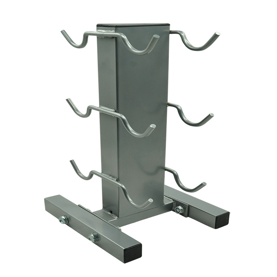 7.5-10-12.5kg Total 60kg Hex Rubber Dumbell Weight Set with Solid Rack