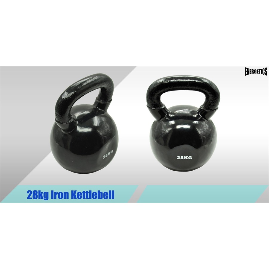 8kg + 20kg + 28kg = Total 56kg Iron Vinyl Kettlebell Weight Strength Training