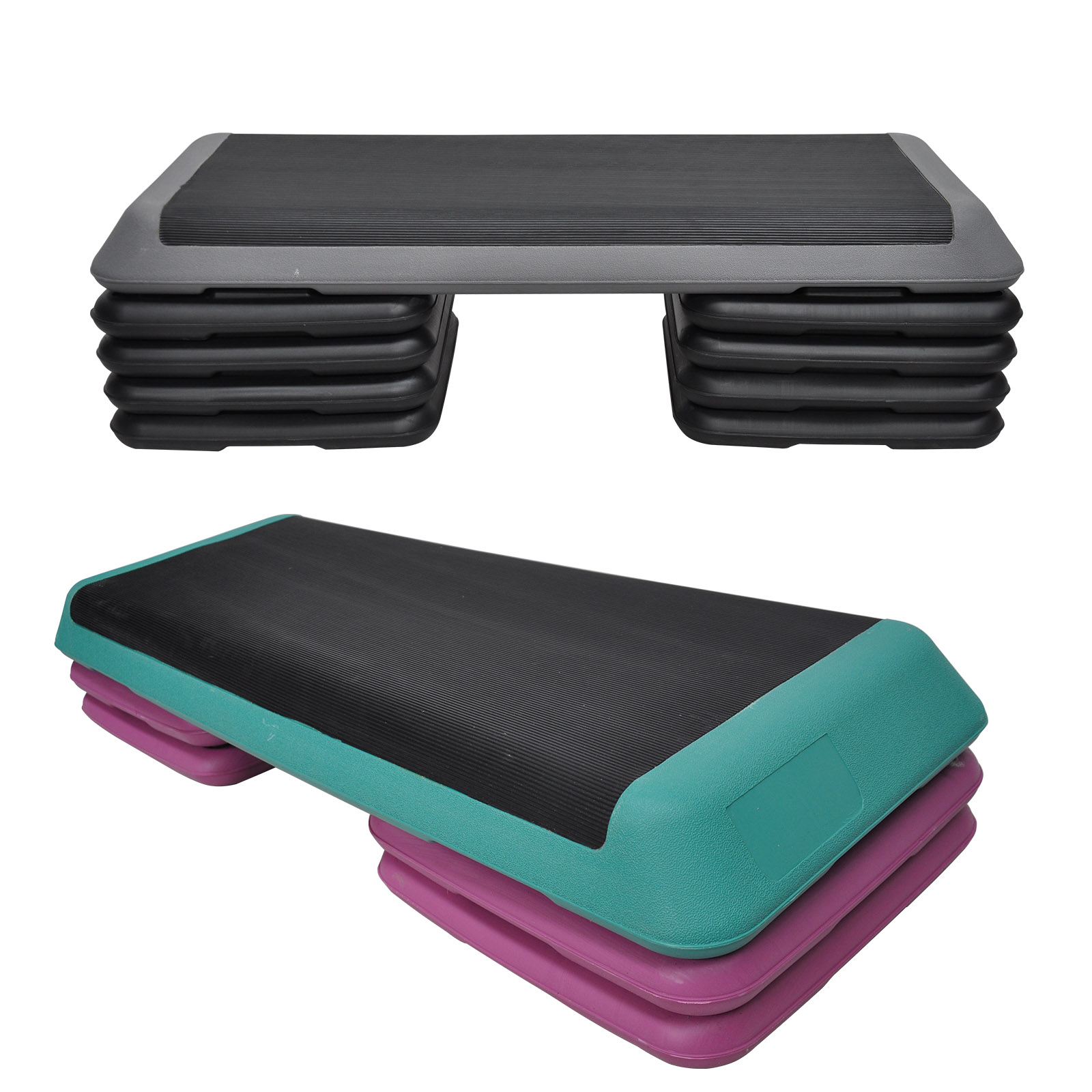 Aerobic Step - 110cm*40cm Cardio Exercise Stepper Riser Block $$$ Best