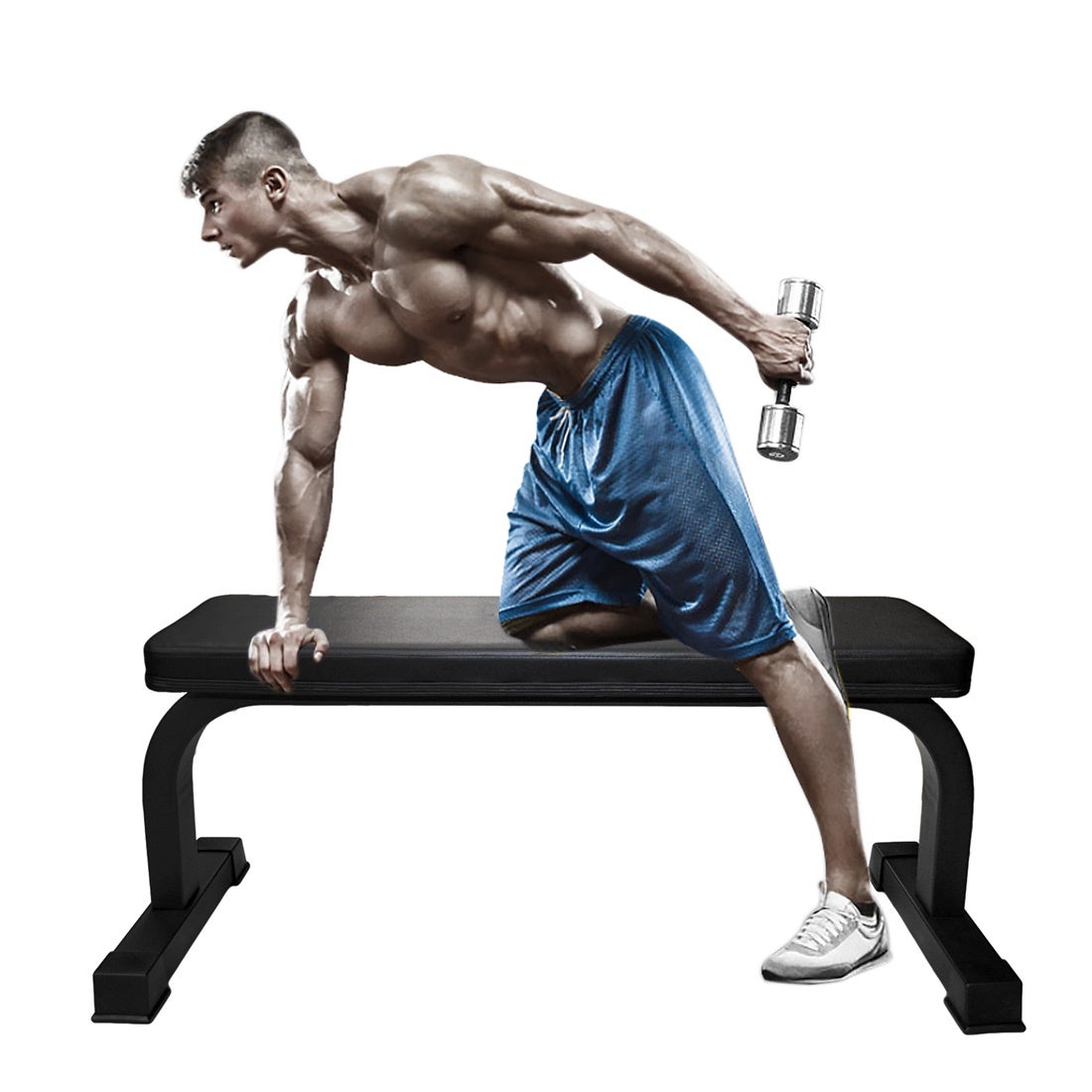Fitness Exercise Flat Weight - Heavy Duty Flat Weight Bench Press - Home Strength